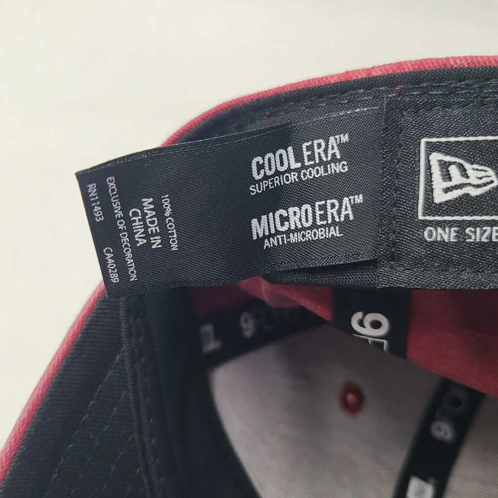 Women Arizona Cardinals Hat Snapback New Era 9Forty Red White NFL M-Crown Script